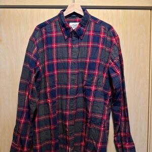 St. John’s Bay Red and Blue flannel Men's Shirt